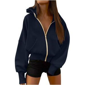 Unbranded (M, 001 Navy) Hoodies for Women UK Oversized Zip Up Jackets Long Sleeve Cropped Unbranded (M, 001 Navy) Hoodies for Women UK Oversized Zip Up Jackets Long Sleeve Cropped