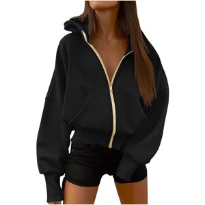 Unbranded (XXL, 001 Black) Hoodies for Women UK Oversized Zip Up Jackets Long Sleeve Cropp Unbranded (XXL, 001 Black) Hoodies for Women UK Oversized Zip Up Jackets Long Sleeve Cropp