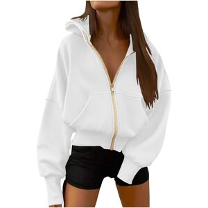 Unbranded (XL, 001 White) Hoodies for Women UK Oversized Zip Up Jackets Long Sleeve Croppe Unbranded (XL, 001 White) Hoodies for Women UK Oversized Zip Up Jackets Long Sleeve Croppe