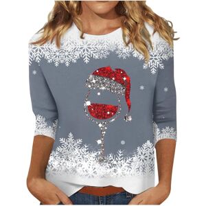 Unbranded (L, 001 Gray) Christmas Sweatshirts for Women Xmas Jumpers Christmas Tree Wine G Unbranded (L, 001 Gray) Christmas Sweatshirts for Women Xmas Jumpers Christmas Tree Wine G
