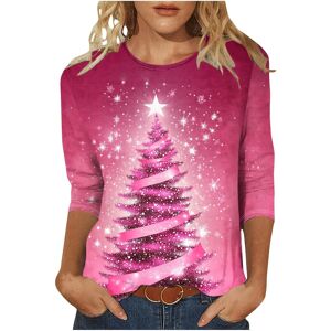 Unbranded (XL, 009* Multicolor) Women's Christmas Shirts 3/4 Sleeve Tops Crewneck Xmas Tre Unbranded (XL, 009* Multicolor) Women's Christmas Shirts 3/4 Sleeve Tops Crewneck Xmas Tre