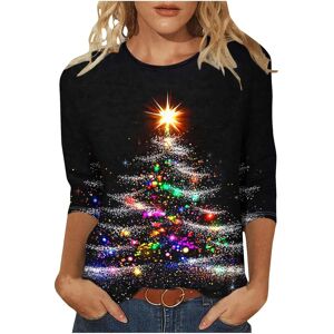 Unbranded (S, 015* Multicolor) Women's Christmas Shirts 3/4 Sleeve Tops Crewneck Xmas Tree Unbranded (S, 015* Multicolor) Women's Christmas Shirts 3/4 Sleeve Tops Crewneck Xmas Tree
