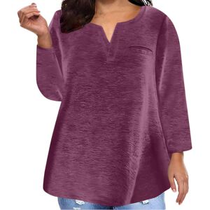 Unbranded (18, 002* Wine) Plus Size Tops for Women UK Ladies Blouses Womens Long Sleeve Sh Unbranded (18, 002* Wine) Plus Size Tops for Women UK Ladies Blouses Womens Long Sleeve Sh