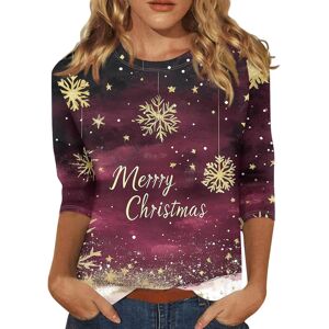Unbranded (3XL, 010 Red) Christmas Shirts for Women Glitter Xmas Tree Print 3/4 Sleeve Top Unbranded (3XL, 010 Red) Christmas Shirts for Women Glitter Xmas Tree Print 3/4 Sleeve Top