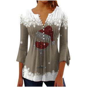 Unbranded (3XL, 002 Khaki) Christmas Sweatshirts for Women Xmas Jumpers Trendy 3/4 Sleeve Unbranded (3XL, 002 Khaki) Christmas Sweatshirts for Women Xmas Jumpers Trendy 3/4 Sleeve