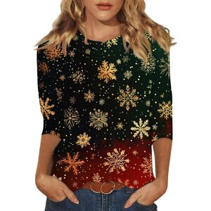 Unbranded (3XL, 019 Red) Christmas Shirts for Women Glitter Xmas Tree Print 3/4 Sleeve Top Unbranded (3XL, 019 Red) Christmas Shirts for Women Glitter Xmas Tree Print 3/4 Sleeve Top