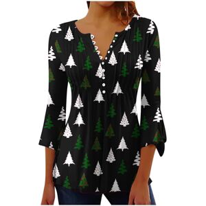 Unbranded (M, 004 Black) Christmas Sweatshirts for Women Xmas Jumpers Trendy 3/4 Sleeve Sh Unbranded (M, 004 Black) Christmas Sweatshirts for Women Xmas Jumpers Trendy 3/4 Sleeve Sh