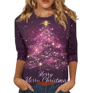 Unbranded (6XL, 014 Red) Christmas Shirts for Women Glitter Xmas Tree Print 3/4 Sleeve Top Unbranded (6XL, 014 Red) Christmas Shirts for Women Glitter Xmas Tree Print 3/4 Sleeve Top