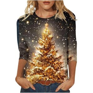 Unbranded (5XL, 016 Multicolor) Christmas T Shirts for Women UK Xmas Tree Graphic Tees Lad Unbranded (5XL, 016 Multicolor) Christmas T Shirts for Women UK Xmas Tree Graphic Tees Lad