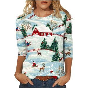 Unbranded (S, 034 Multicolor) Christmas T Shirts for Women UK Xmas Tree Graphic Tees Ladie Unbranded (S, 034 Multicolor) Christmas T Shirts for Women UK Xmas Tree Graphic Tees Ladie