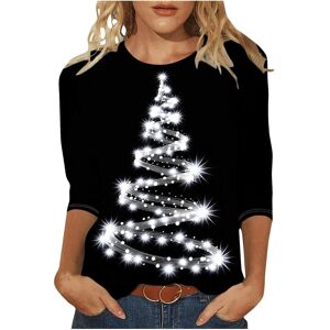 Unbranded (XL, 018 Multicolor) Christmas T Shirts for Women UK Xmas Tree Graphic Tees Ladi Unbranded (XL, 018 Multicolor) Christmas T Shirts for Women UK Xmas Tree Graphic Tees Ladi
