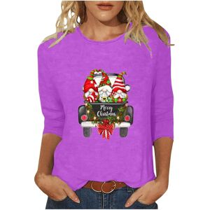 Unbranded (3XL, 003 Purple) Christmas Tops for Women UK 3/4 Sleeve Shirts Dressy Casual Bl Unbranded (3XL, 003 Purple) Christmas Tops for Women UK 3/4 Sleeve Shirts Dressy Casual Bl