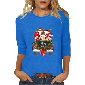 Unbranded (XL, 003 Light Blue) Christmas Tops for Women UK 3/4 Sleeve Shirts Dressy Casual Unbranded (XL, 003 Light Blue) Christmas Tops for Women UK 3/4 Sleeve Shirts Dressy Casual