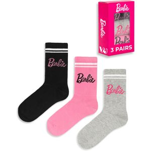 Barbie Calf Socks Set of 3 (Womens Pink) Barbie Calf Socks Set of 3 (Womens Pink)