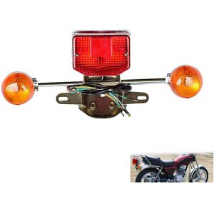 Unbranded Motorcycle Tail Lamp Rear Brake Stop Light With Turn Signal For SDH125 CM125 Uni Unbranded Motorcycle Tail Lamp Rear Brake Stop Light With Turn Signal For SDH125 CM125 Uni