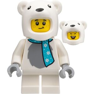 Lego City Polar Bear Costume Boy Minifigure from 60475 Lego City Polar Bear Costume Boy Minifigure from 60475
