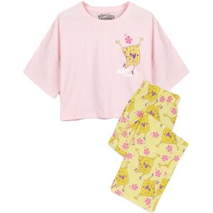 SpongeBob SquarePants Short Sleeve Long Leg Pyjama Set (Womens Pink) SpongeBob SquarePants Short Sleeve Long Leg Pyjama Set (Womens Pink)