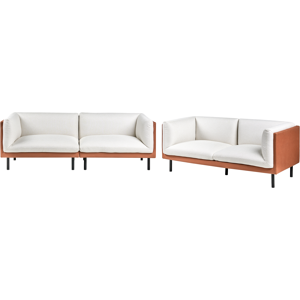 Beliani Vorgod Sofa Set - Off White - Modern Sofa Beliani Vorgod Sofa Set - Off White - Modern Sofa