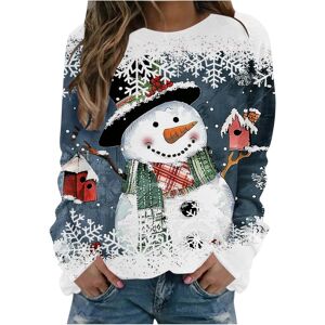 Unbranded (4XL, 001 Blue) Christmas Sweatshirts for Women Xmas Holiday Long Sleeve Tops Cr Unbranded (4XL, 001 Blue) Christmas Sweatshirts for Women Xmas Holiday Long Sleeve Tops Cr