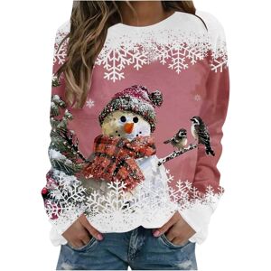 Unbranded (5XL, 003 Pink) Christmas Sweatshirts for Women Xmas Holiday Long Sleeve Tops Cr Unbranded (5XL, 003 Pink) Christmas Sweatshirts for Women Xmas Holiday Long Sleeve Tops Cr