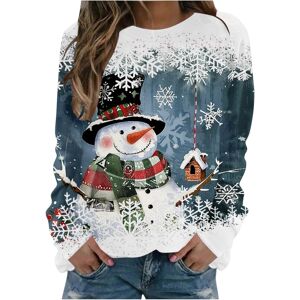 Unbranded (5XL, 007 Blue) Christmas Sweatshirts for Women Xmas Holiday Long Sleeve Tops Cr Unbranded (5XL, 007 Blue) Christmas Sweatshirts for Women Xmas Holiday Long Sleeve Tops Cr