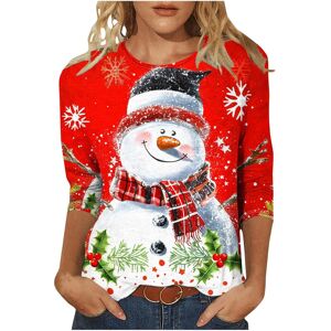 Unbranded (XXL, 001 Red) Christmas Sweatshirts for Womens Christmas Jumpers Ladies Tops No Unbranded (XXL, 001 Red) Christmas Sweatshirts for Womens Christmas Jumpers Ladies Tops No