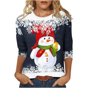 Unbranded (3XL, 001 Navy) Christmas Shirts for Women Crewneck Snowman Graphic Christmas Sw Unbranded (3XL, 001 Navy) Christmas Shirts for Women Crewneck Snowman Graphic Christmas Sw