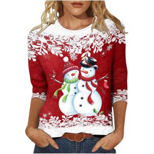 Unbranded (3XL, 004 Red) Christmas Shirts for Women Crewneck Snowman Graphic Christmas Swe Unbranded (3XL, 004 Red) Christmas Shirts for Women Crewneck Snowman Graphic Christmas Swe