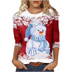 Unbranded (3XL, 007 Red) Christmas Shirts for Women Crewneck Snowman Graphic Christmas Swe Unbranded (3XL, 007 Red) Christmas Shirts for Women Crewneck Snowman Graphic Christmas Swe