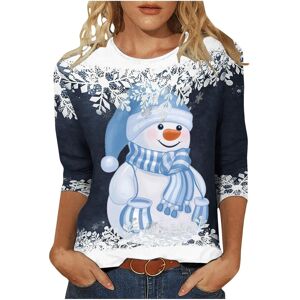 Unbranded (3XL, 007 Navy) Christmas Shirts for Women Crewneck Snowman Graphic Christmas Sw Unbranded (3XL, 007 Navy) Christmas Shirts for Women Crewneck Snowman Graphic Christmas Sw