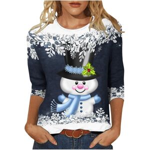 Unbranded (3XL, 008 Navy) Christmas Shirts for Women Crewneck Snowman Graphic Christmas Sw Unbranded (3XL, 008 Navy) Christmas Shirts for Women Crewneck Snowman Graphic Christmas Sw