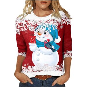 Unbranded (S, 002 Red) Christmas Shirts for Women Crewneck Snowman Graphic Christmas Sweat Unbranded (S, 002 Red) Christmas Shirts for Women Crewneck Snowman Graphic Christmas Sweat