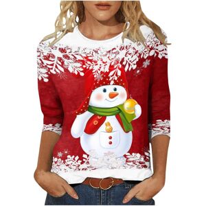 Unbranded (XXL, 001 Red) Christmas Shirts for Women Crewneck Snowman Graphic Christmas Swe Unbranded (XXL, 001 Red) Christmas Shirts for Women Crewneck Snowman Graphic Christmas Swe