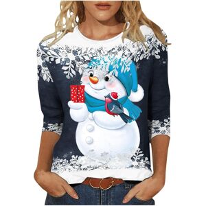 Unbranded (XXL, 002 Navy) Christmas Shirts for Women Crewneck Snowman Graphic Christmas Sw Unbranded (XXL, 002 Navy) Christmas Shirts for Women Crewneck Snowman Graphic Christmas Sw