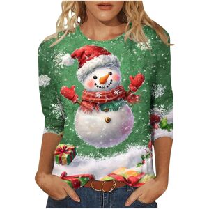 Unbranded (M, 022 Multicolor) Christmas Jumpers for Women Xmas Sweatshirts Crewneck 3/4 Sl Unbranded (M, 022 Multicolor) Christmas Jumpers for Women Xmas Sweatshirts Crewneck 3/4 Sl