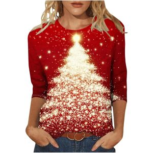 Unbranded (M, 028 Multicolor) Christmas Jumpers for Women Xmas Sweatshirts Crewneck 3/4 Sl Unbranded (M, 028 Multicolor) Christmas Jumpers for Women Xmas Sweatshirts Crewneck 3/4 Sl