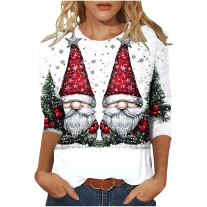 Unbranded (S, 020 Multicolor) Christmas Jumpers for Women Xmas Sweatshirts Crewneck 3/4 Sl Unbranded (S, 020 Multicolor) Christmas Jumpers for Women Xmas Sweatshirts Crewneck 3/4 Sl
