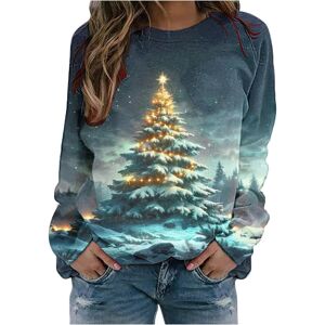 Unbranded (L, 027* Multicolor) Christmas Sweatshirts for Womens Casual Pullover Tops Crewn Unbranded (L, 027* Multicolor) Christmas Sweatshirts for Womens Casual Pullover Tops Crewn