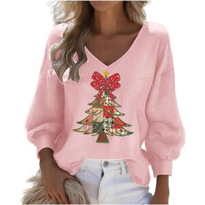 Unbranded (3XL, 004* Pink) Christmas Sweatshirts for Womens Waffle Long Sleeve Tshirts V N Unbranded (3XL, 004* Pink) Christmas Sweatshirts for Womens Waffle Long Sleeve Tshirts V N
