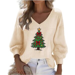Unbranded (4XL, 001* Beige) Christmas Sweatshirts for Womens Waffle Long Sleeve Tshirts V Unbranded (4XL, 001* Beige) Christmas Sweatshirts for Womens Waffle Long Sleeve Tshirts V
