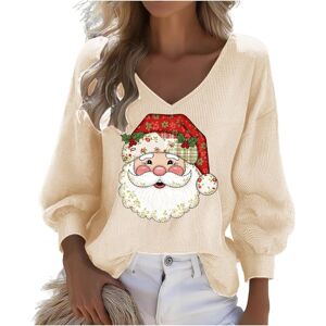 Unbranded (3XL, 005* Beige) Christmas Sweatshirts for Womens Waffle Long Sleeve Tshirts V Unbranded (3XL, 005* Beige) Christmas Sweatshirts for Womens Waffle Long Sleeve Tshirts V