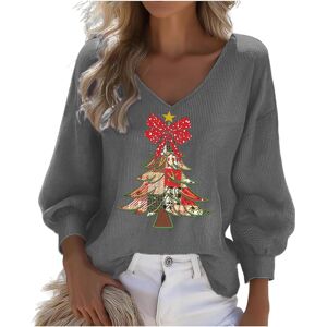Unbranded (4XL, 004* Gray) Christmas Sweatshirts for Womens Waffle Long Sleeve Tshirts V N Unbranded (4XL, 004* Gray) Christmas Sweatshirts for Womens Waffle Long Sleeve Tshirts V N