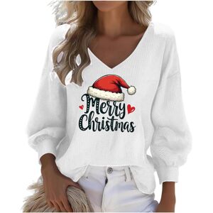 Unbranded (5XL, 002* White) Christmas Sweatshirts for Womens Waffle Long Sleeve Tshirts V Unbranded (5XL, 002* White) Christmas Sweatshirts for Womens Waffle Long Sleeve Tshirts V
