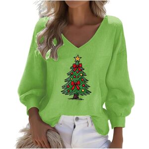 Unbranded (L, 001* Green) Christmas Sweatshirts for Womens Waffle Long Sleeve Tshirts V Ne Unbranded (L, 001* Green) Christmas Sweatshirts for Womens Waffle Long Sleeve Tshirts V Ne