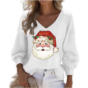 Unbranded (L, 005* White) Christmas Sweatshirts for Womens Waffle Long Sleeve Tshirts V Ne Unbranded (L, 005* White) Christmas Sweatshirts for Womens Waffle Long Sleeve Tshirts V Ne