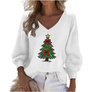 Unbranded (S, 001* White) Christmas Sweatshirts for Womens Waffle Long Sleeve Tshirts V Ne Unbranded (S, 001* White) Christmas Sweatshirts for Womens Waffle Long Sleeve Tshirts V Ne