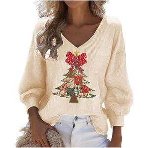 Unbranded (M, 004* Beige) Christmas Sweatshirts for Womens Waffle Long Sleeve Tshirts V Ne Unbranded (M, 004* Beige) Christmas Sweatshirts for Womens Waffle Long Sleeve Tshirts V Ne