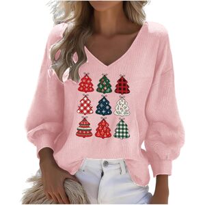 Unbranded (3XL, 003* Pink) Christmas Sweatshirts for Womens Waffle Long Sleeve Tshirts V N Unbranded (3XL, 003* Pink) Christmas Sweatshirts for Womens Waffle Long Sleeve Tshirts V N
