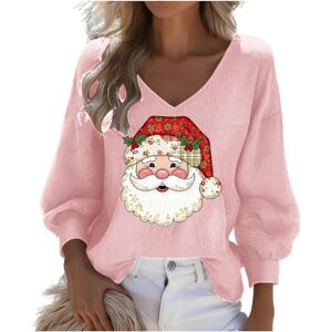 Unbranded (XL, 005* Pink) Christmas Sweatshirts for Womens Waffle Long Sleeve Tshirts V Ne Unbranded (XL, 005* Pink) Christmas Sweatshirts for Womens Waffle Long Sleeve Tshirts V Ne