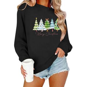 Unbranded (L, 002* Black) Womens Christmas Sweatshirts Christmas Tree Graphic Long Sleeve Unbranded (L, 002* Black) Womens Christmas Sweatshirts Christmas Tree Graphic Long Sleeve